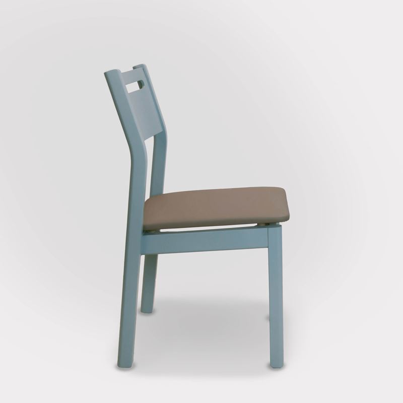 Stol Alma bl&#229; - &#229;terbruk