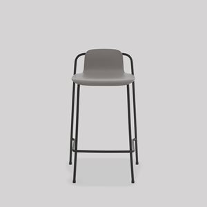 Studio barstol Black/light grey - återbruk