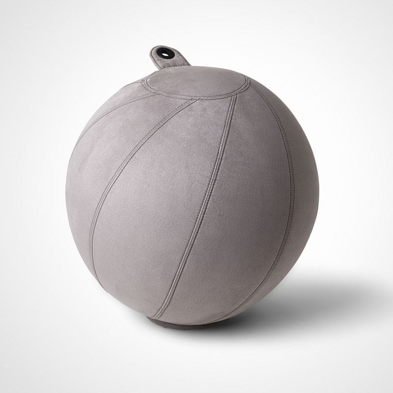 Balansboll StandUp Active, Ø650, PVC fri, grå