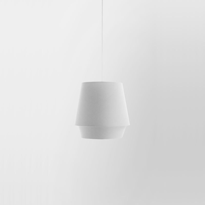 Ceiling lamp elements, &#216;320, white textile