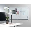 Skrivbordslampa LED, Tulip, svart insida, vit utsida