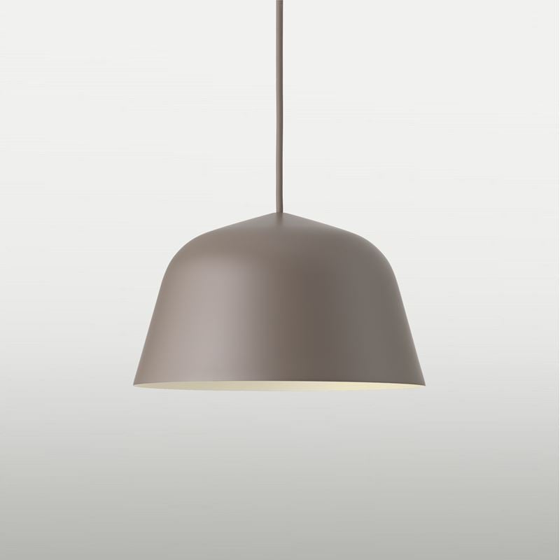 Pendant lamp Ambit with Metal Screen D25, mole