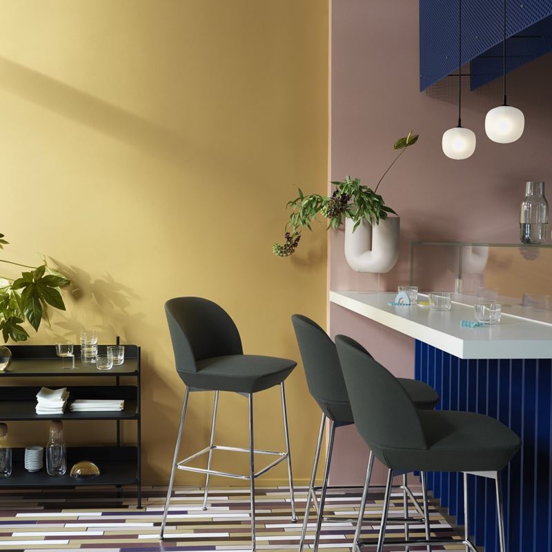 Pendelarmatur Rime med glassk&#228;rm D12, svart sladd