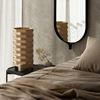 Table lamp Pile, round, ash wood