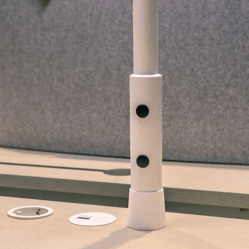 The Lightning bordslampa, vit