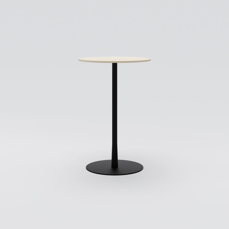 Caf&#233;bord Cone, &#216;700, H1060, Ask faner, svart