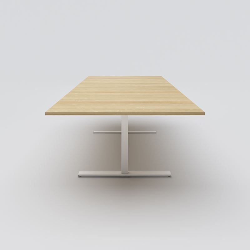 Konferensbord Access, 2400x1150x733, Ek faner, vit