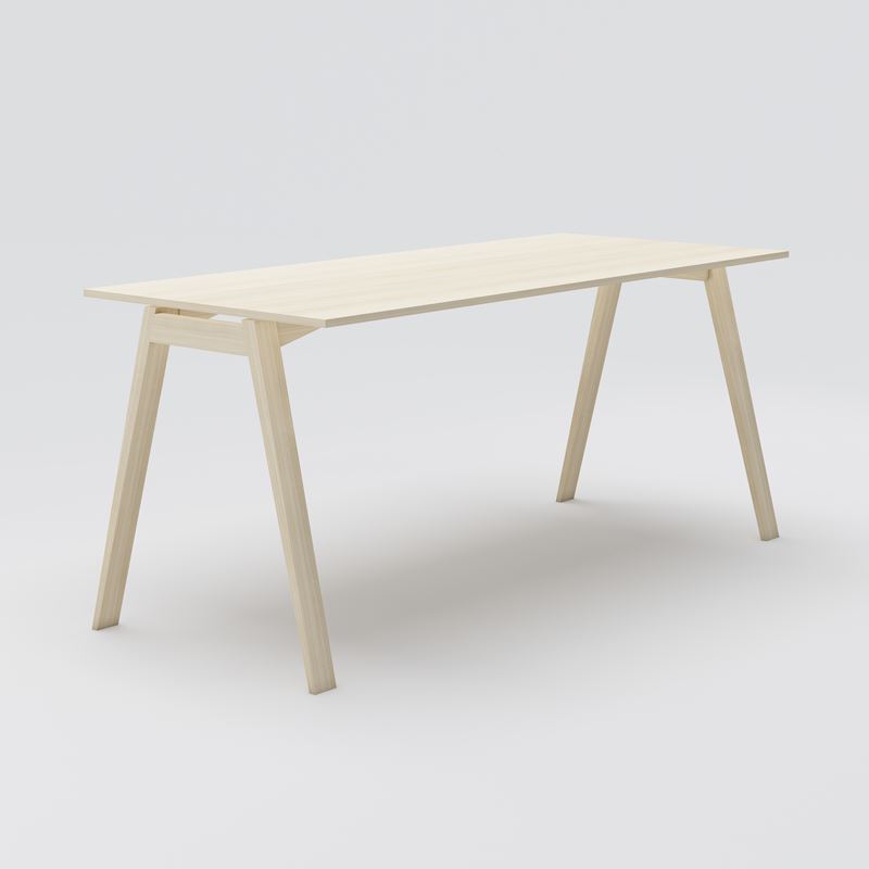 Projektbord Piece wood, 2100x900 H900, Ask