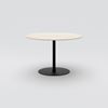 Coffee table Cone, 6-person &#216;1150, H730, Ash veneer, black