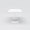 Canteen table Cone, 2100x900 white / white