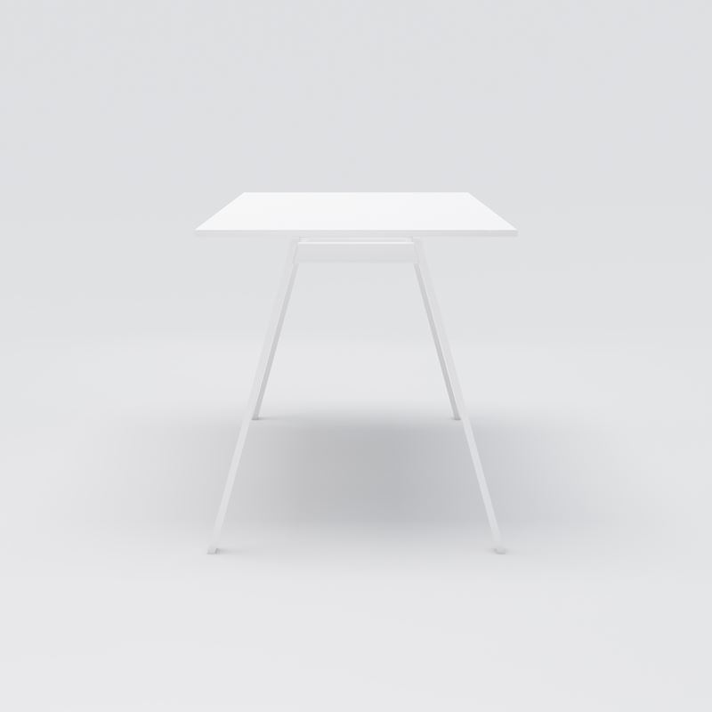 Project table Piece Light, H900, white