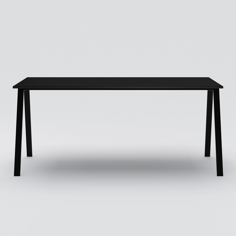 Project table Piece Light, H900, black