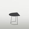 Lounge table Airy -half size, black