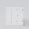 Small compartment cabinet Access, 9 cabinets, white laminate, 1200x1250x432
