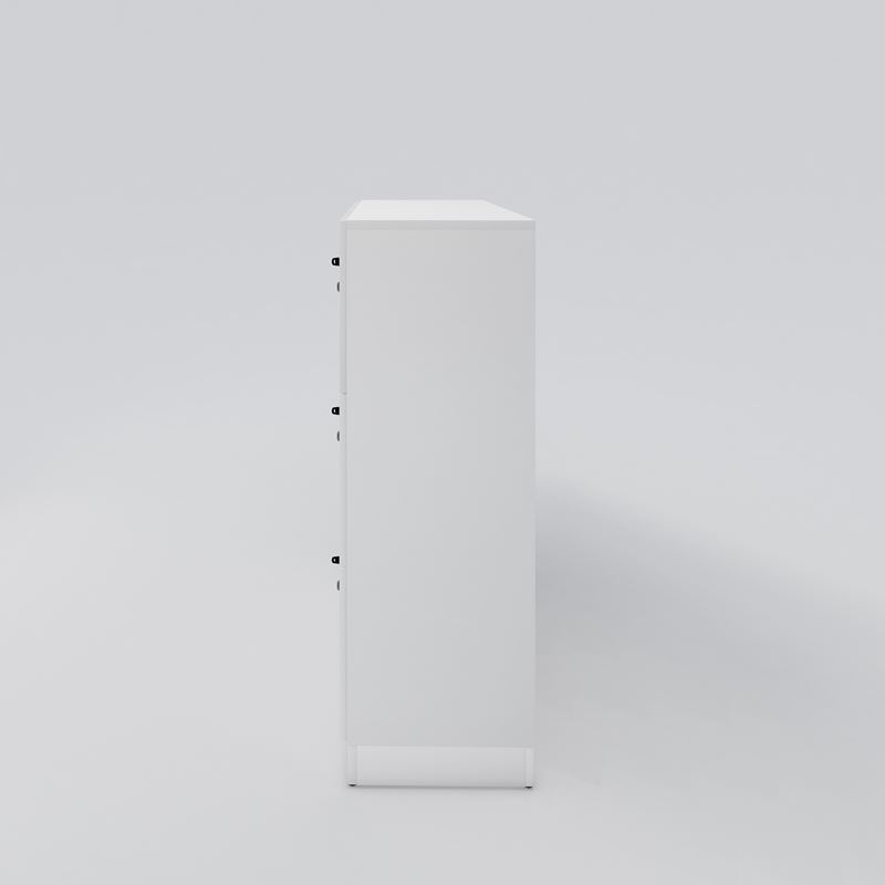 Småfacksskåp Access, 9 skåp, vit laminat, 1200x1250x432