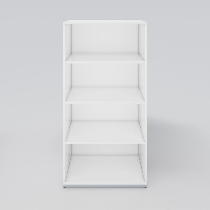 Kontorshylla Access, 800x1577x416, vit laminat