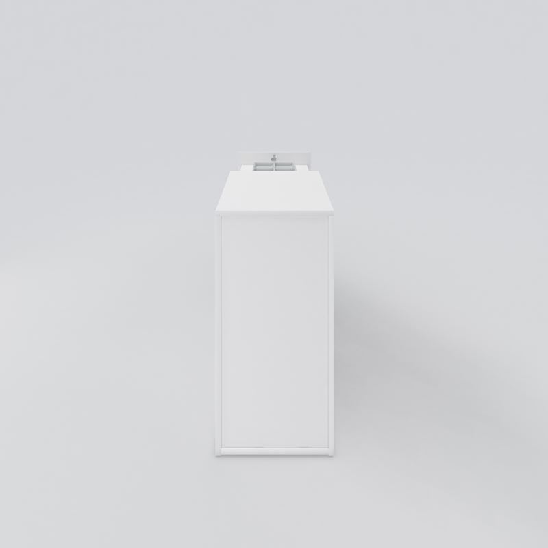 Sidoskåp Access, H2A4, vit, vänster