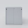 Office cabinet with sliding door, Access, light gray, 1180x1193x416