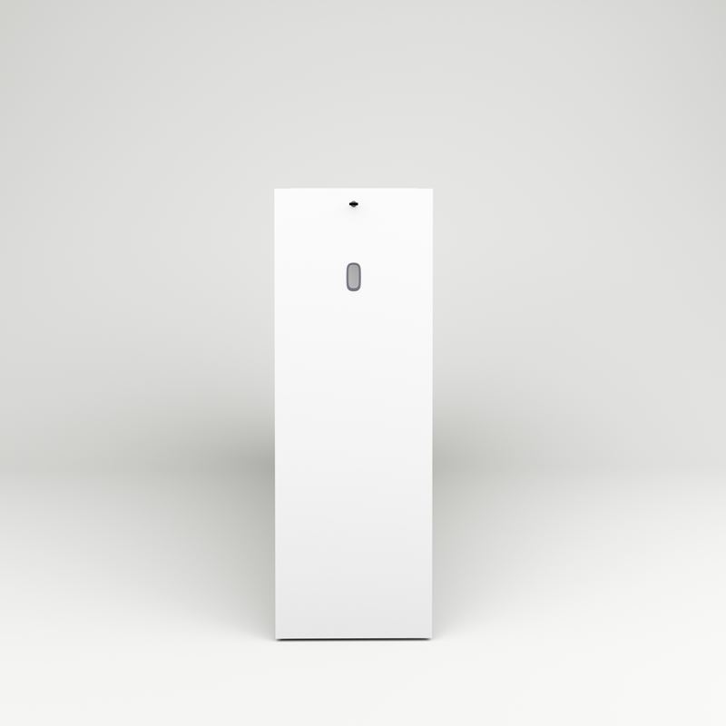 Sidosk&#229;p Access, 435x1250x800, vit laminat, h&#246;ger