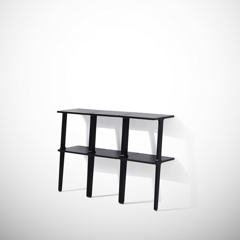 Hylla öppen Libri 2,  38x29,5 H77 svart