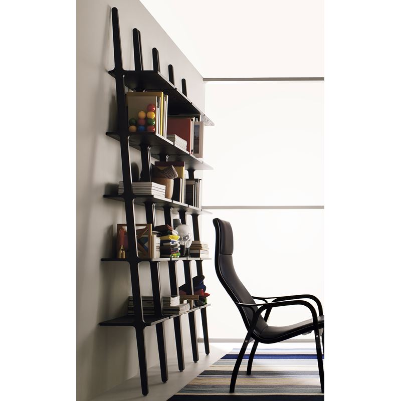 Hylla öppen Libri 5, 38x29,5 H227 svart