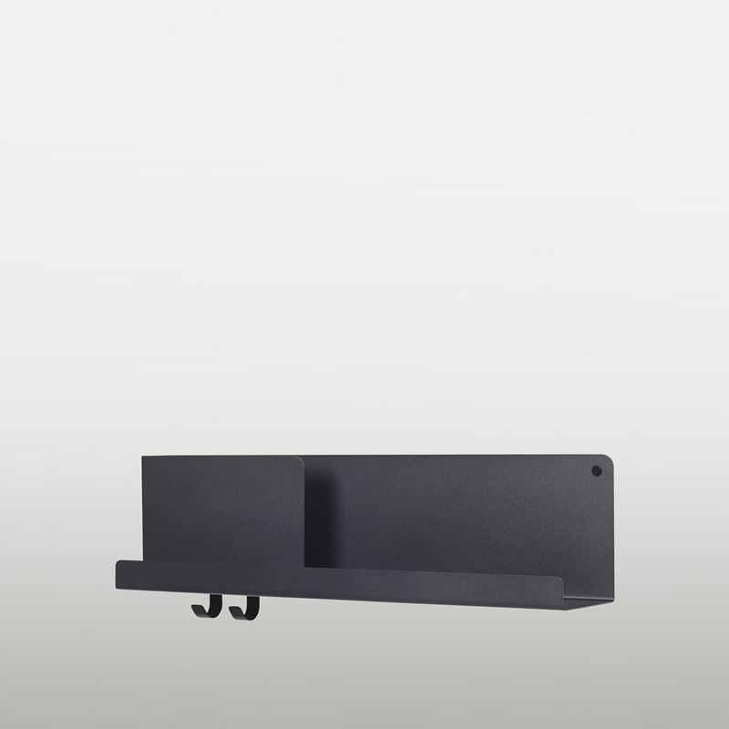 V&#228;gghylla Folded Shelf 63x16,5, svart