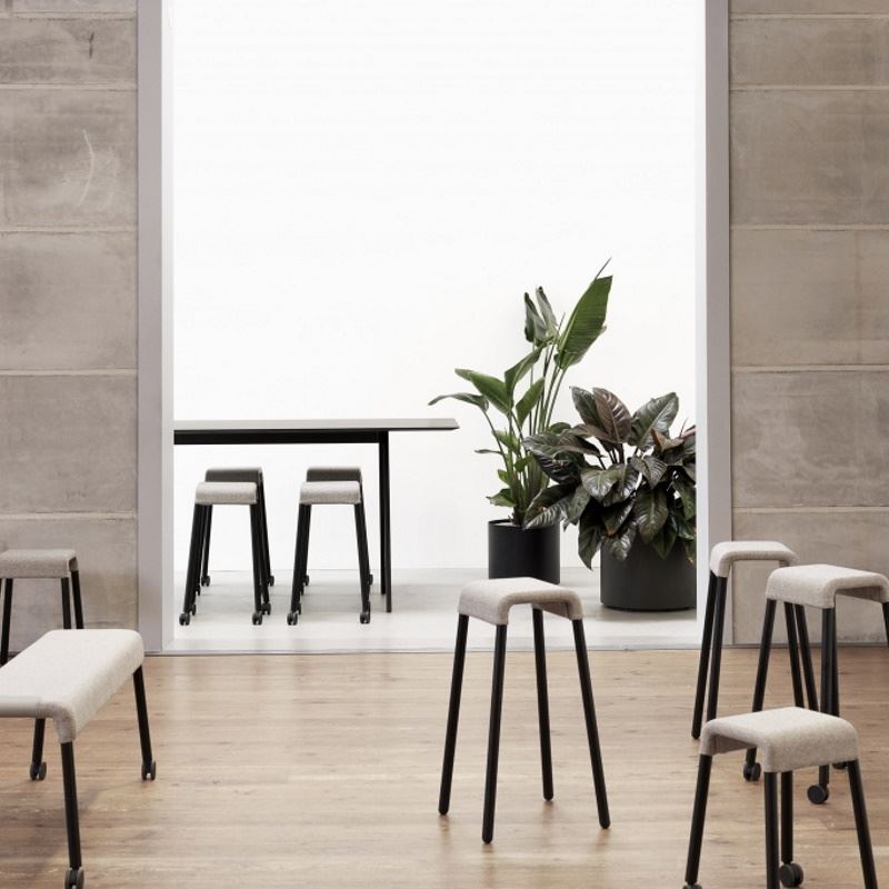 Eden växtkärl på hjul diam 65 vit