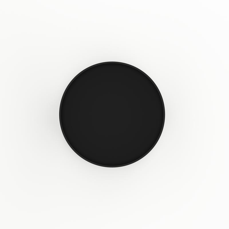 Eden växtkärl på hjul diam 50 svart