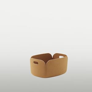 Förvaringskorg Restore, lerbrun filt