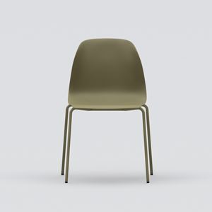 Pelican, green seat shell, green legs