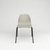 Conference chair Pelican, black legs, gray beige 