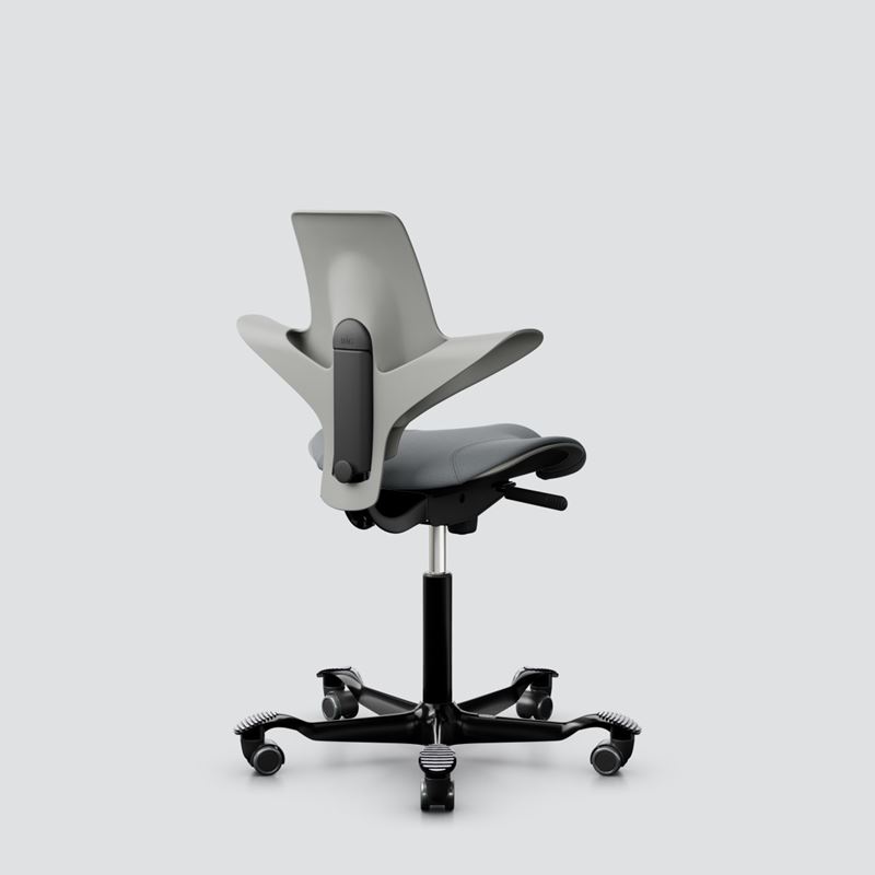 Office chair HÅG Capisco Puls 8020, high lift, grey beige/black