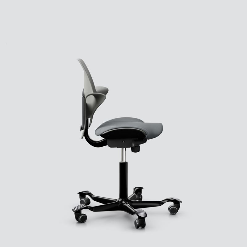 Office chair HÅG Capisco Puls 8020, high lift, grey beige/black