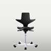 Office chair H&#197;G Capisco Puls 8010, black / silver base