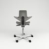 Office chair H&#197;G Capisco Puls 8020, fabric seat, grey beige, white