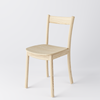 Wooden chair Arc, solid oak