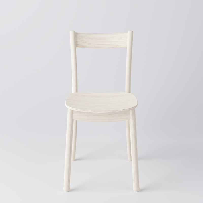 Wooden chair Arc, solid ash