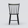 Wooden chair J41, black lacquer