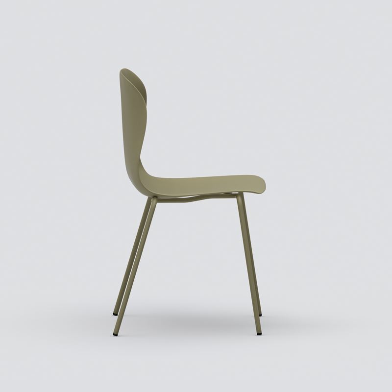 Canteen chair Pelican, green seat, green legs