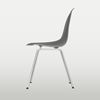 Chair, Eames Plastic side chair DSX, unclad grey