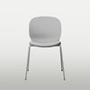 Shell chair RBM Noor with upholstered seat, beige