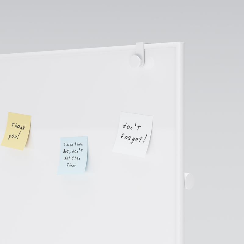 Mobil skrivtavla One, 1960x1507 vit ram