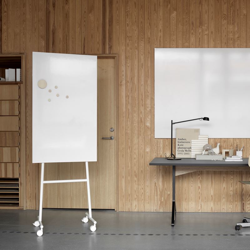 Mobil skrivtavla One, 1960x770 vit ram