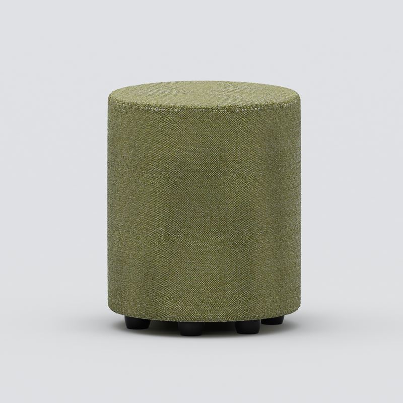 Puff Bob D38 H44, beigegul kl&#228;dsel