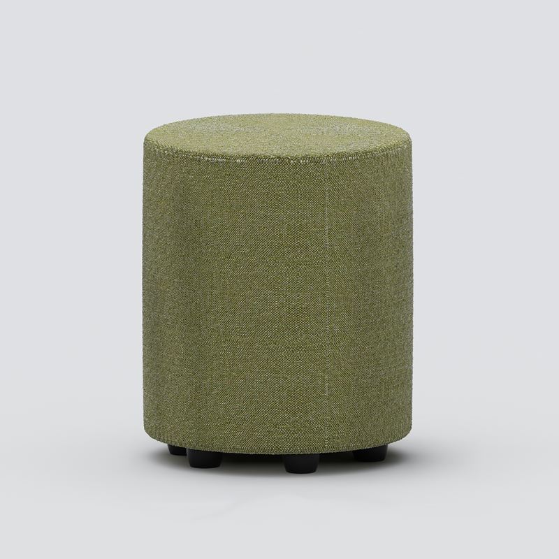 Puff Bob D38 H44, beigegul kl&#228;dsel