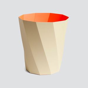 Papperskorg, beige