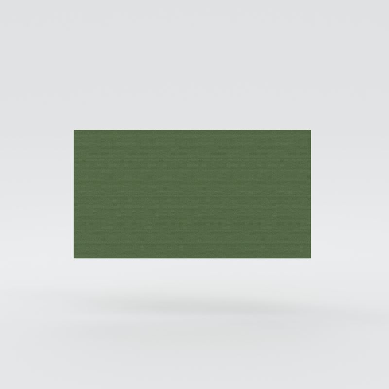 Bordssk&#228;rm tyg, Carlow m&#246;rkgr&#246;n, 1200x650, vita beslag