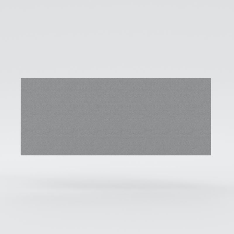 Bordssk&#228;rm tyg, Carlow gr&#229;, 1600x650, vita beslag