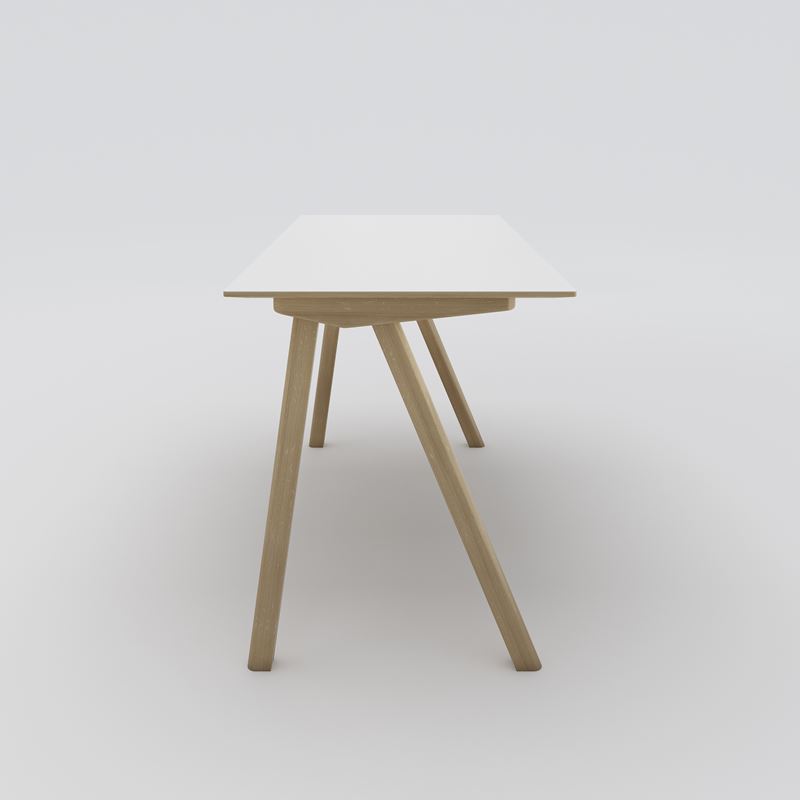Desk CPH90, Oak / Linoleum
