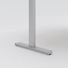 Skrivbord Access, 1200x600, H730, vit laminat, silver